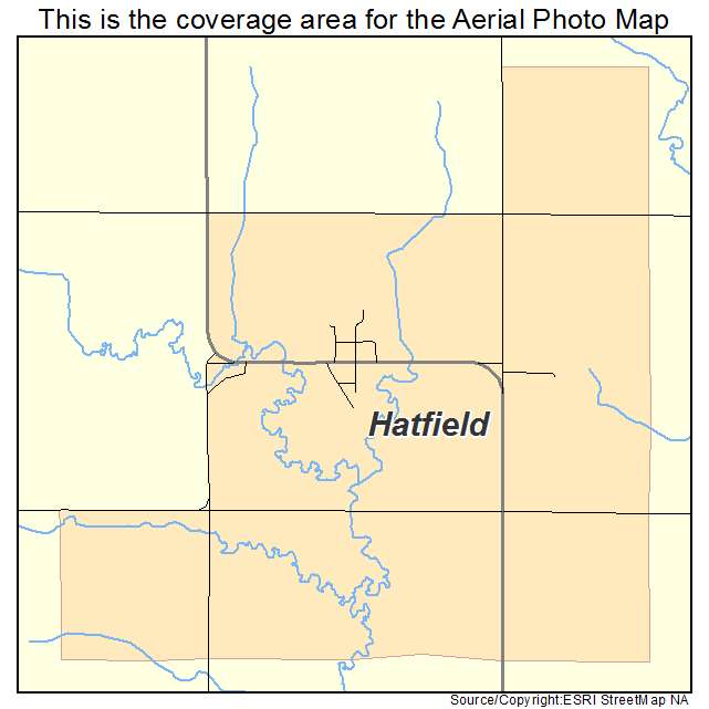 Hatfield, MN location map 