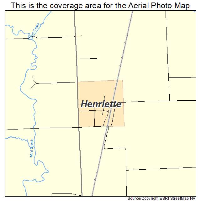 Henriette, MN location map 