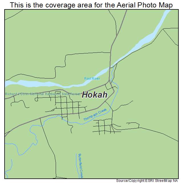 Hokah, MN location map 