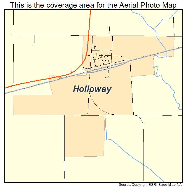 Holloway, MN location map 