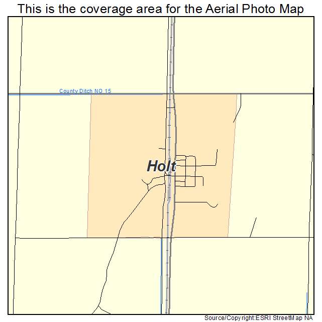 Holt, MN location map 
