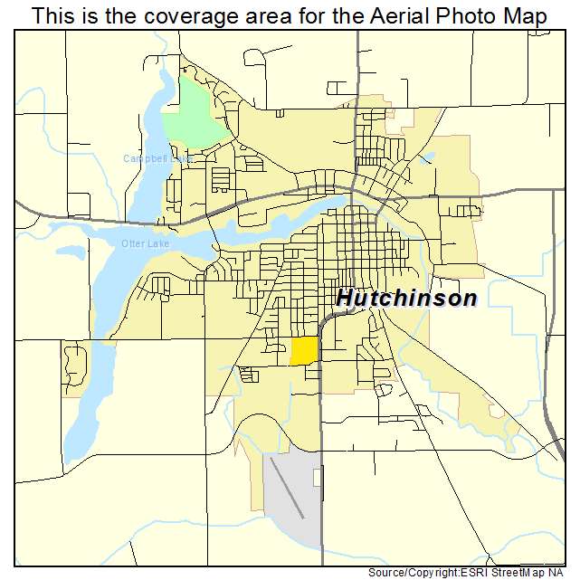 Hutchinson, MN location map 