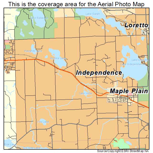 Independence, MN location map 