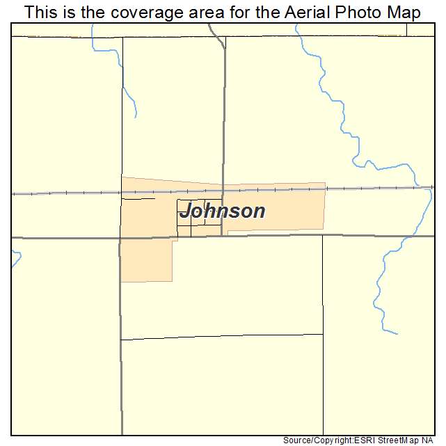 Johnson, MN location map 