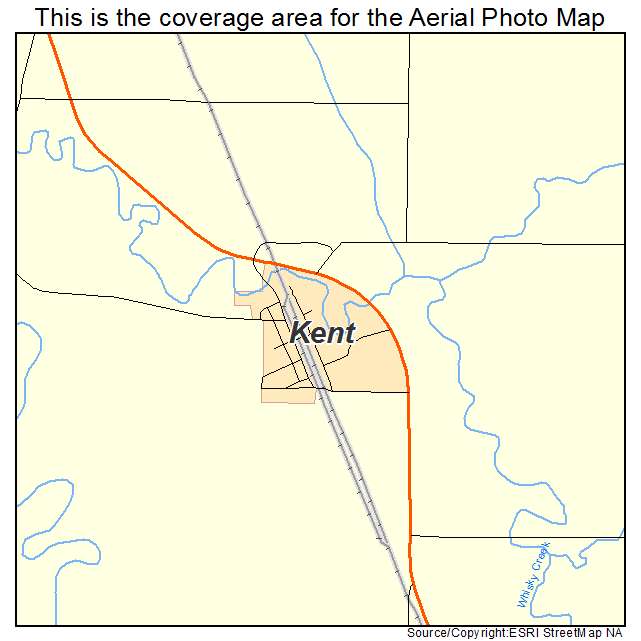 Kent, MN location map 