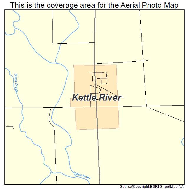 Kettle River, MN location map 
