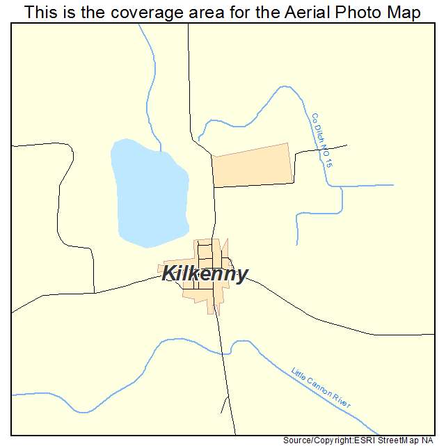 Kilkenny, MN location map 