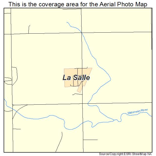 La Salle, MN location map 