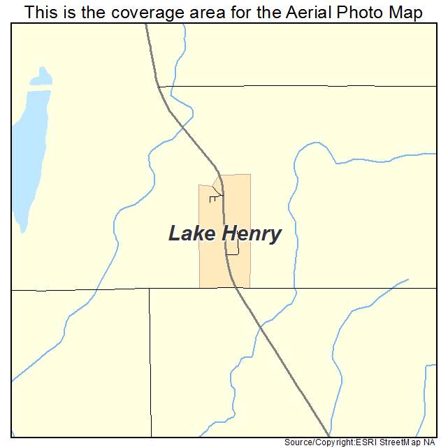 Lake Henry, MN location map 