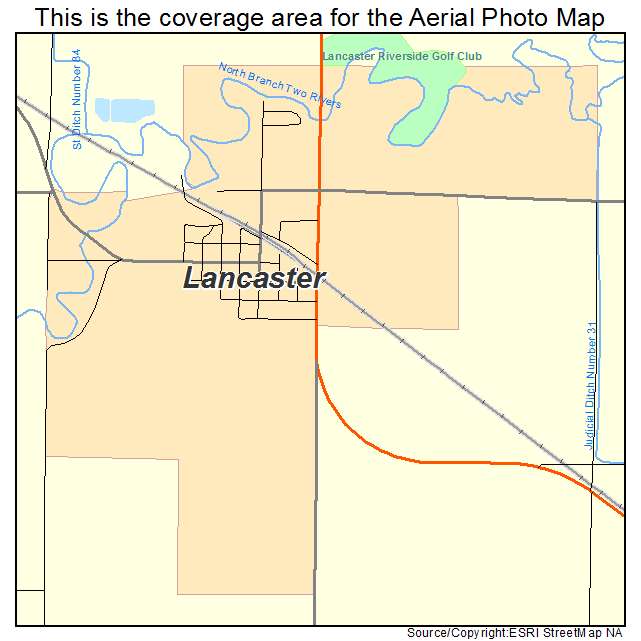 Lancaster, MN location map 