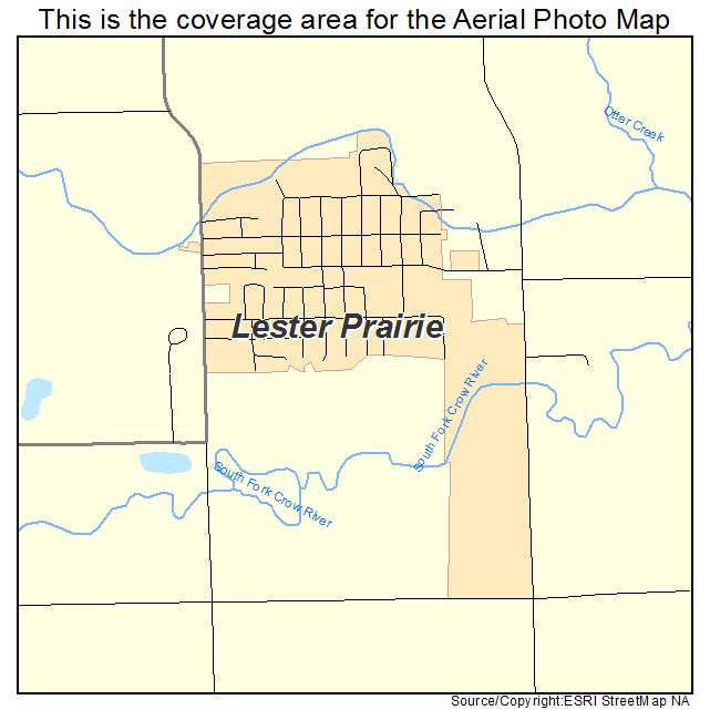 Lester Prairie, MN location map 