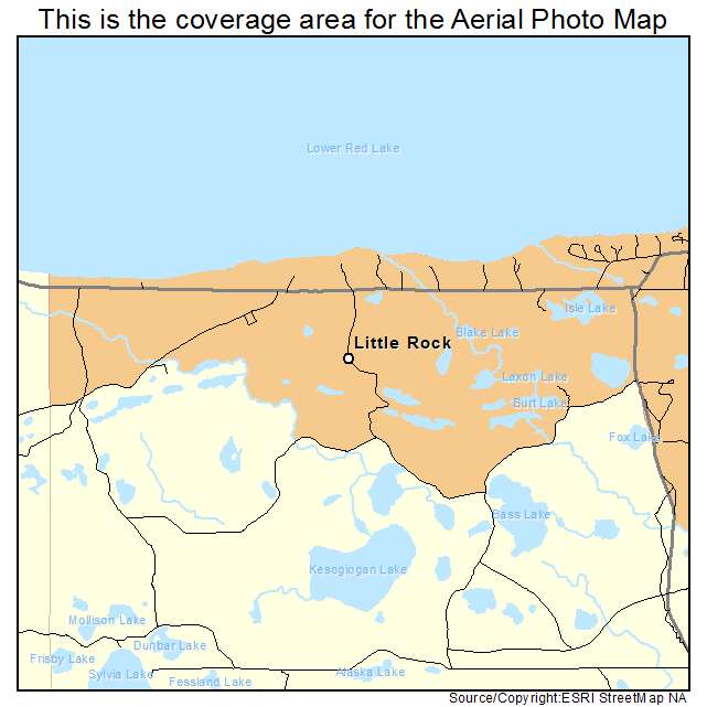 Little Rock, MN location map 