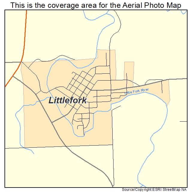 Littlefork, MN location map 