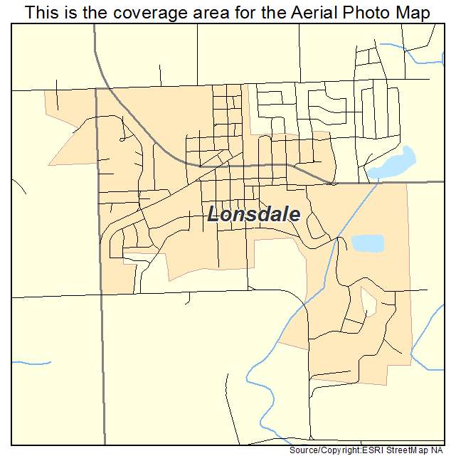 Lonsdale, MN location map 