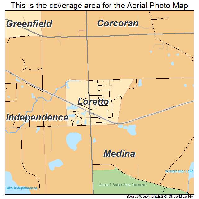 Loretto, MN location map 