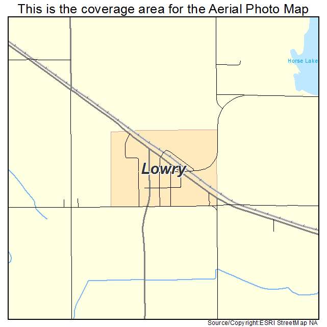 Lowry, MN location map 