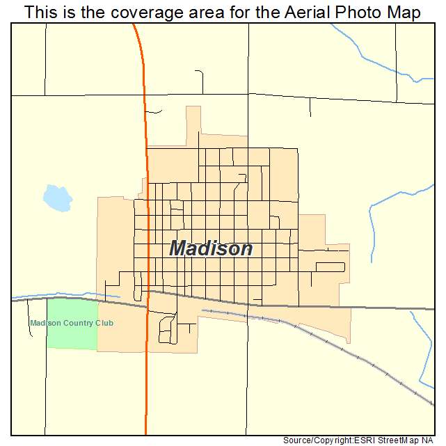 Madison, MN location map 