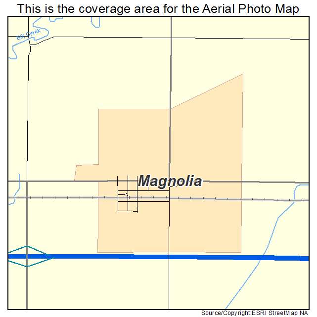 Magnolia, MN location map 