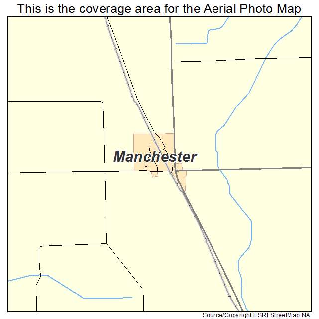 Manchester, MN location map 