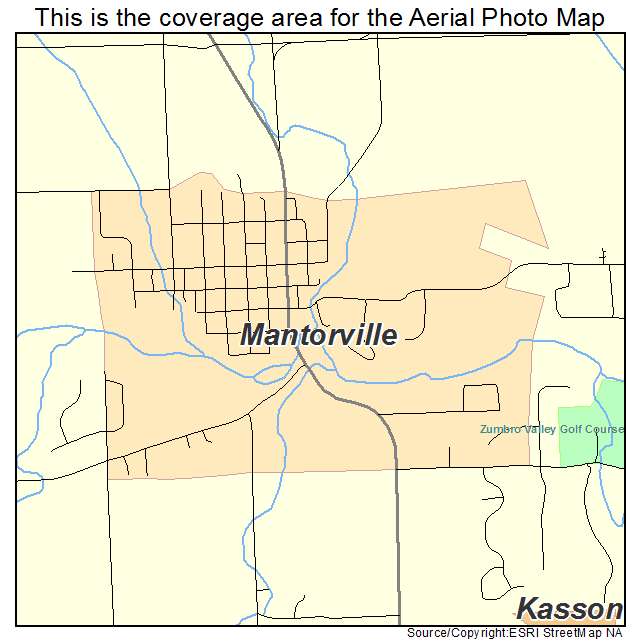Mantorville, MN location map 