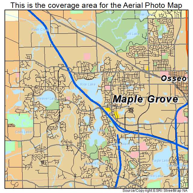 Maple Grove, MN location map 