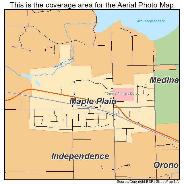 Maple Plain, MN location map 