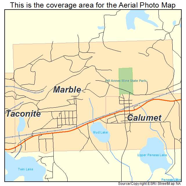 Marble, MN location map 