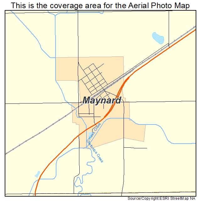 Maynard, MN location map 