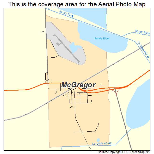 McGregor, MN location map 
