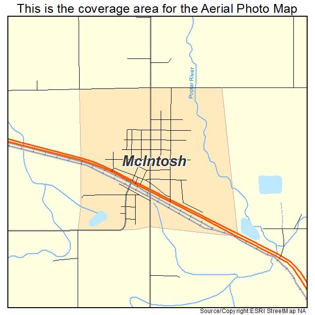 McIntosh, MN location map 