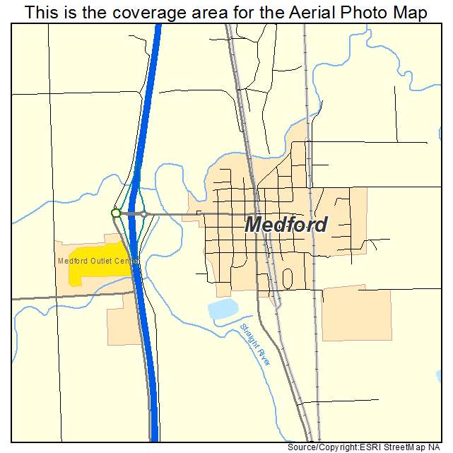 Medford, MN location map 