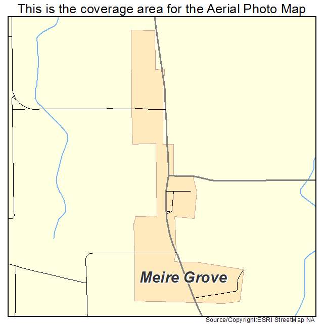 Meire Grove, MN location map 