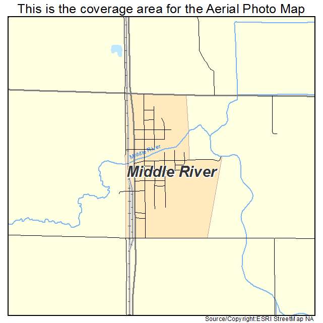 Middle River, MN location map 