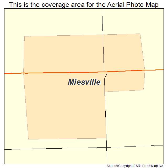 Miesville, MN location map 