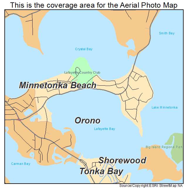 Minnetonka Beach, MN location map 