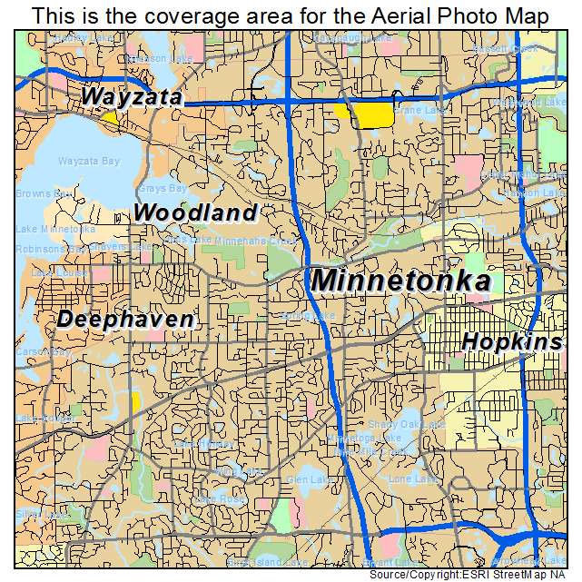 Minnetonka, MN location map 