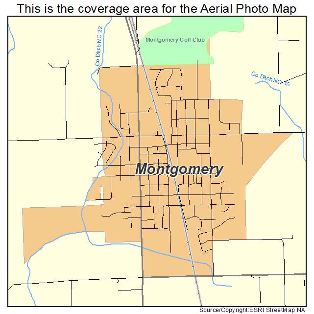 Montgomery, MN location map 