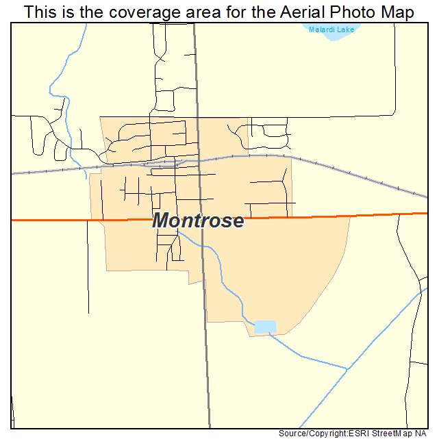 Montrose, MN location map 