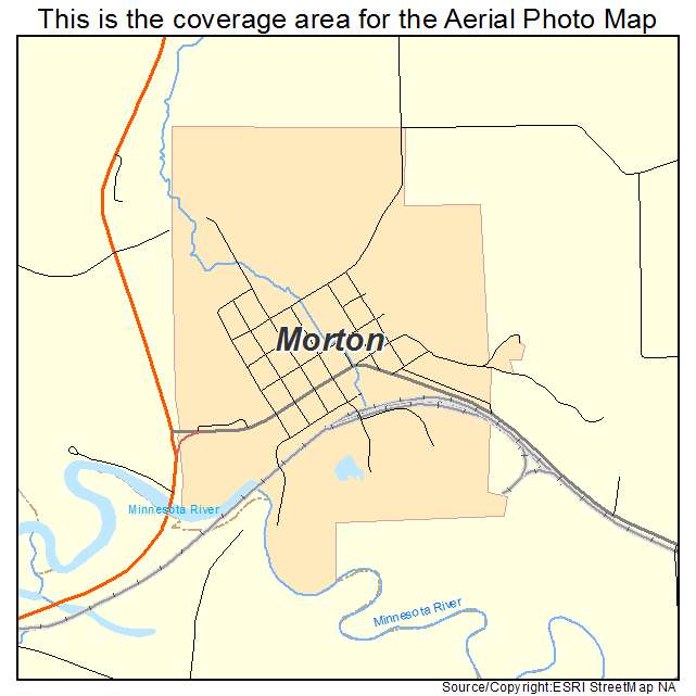 Morton, MN location map 
