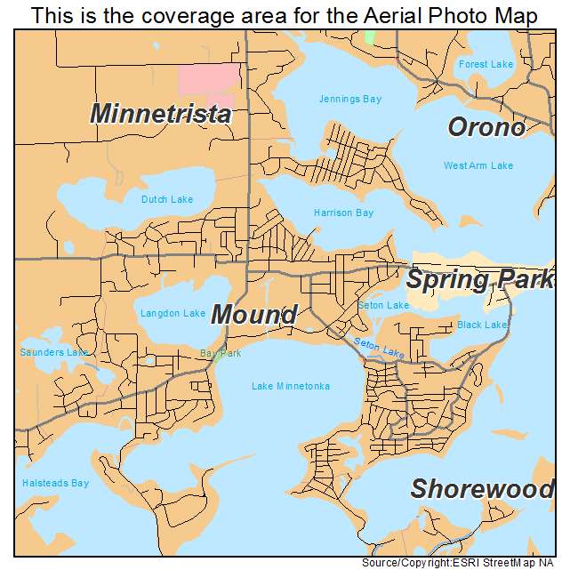 Mound, MN location map 