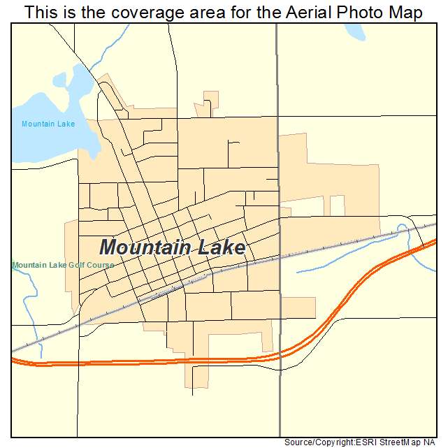 Mountain Lake, MN location map 