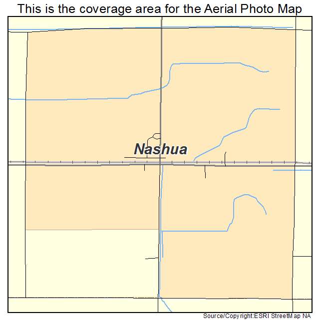 Nashua, MN location map 