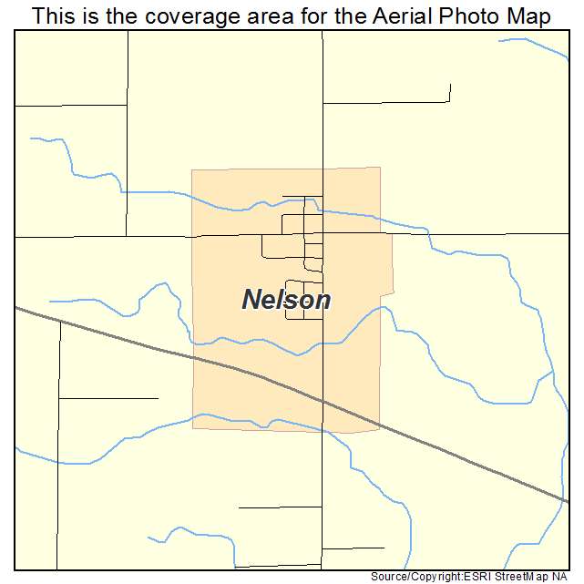 Nelson, MN location map 