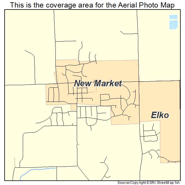 New Market, MN location map 