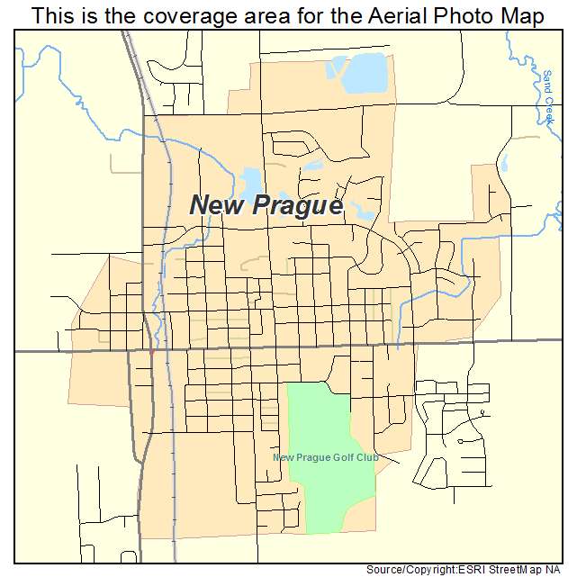 New Prague, MN location map 