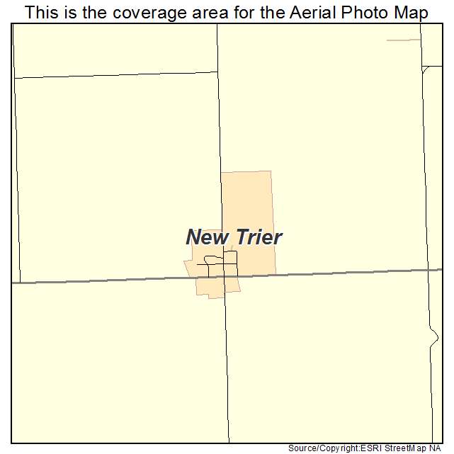 New Trier, MN location map 