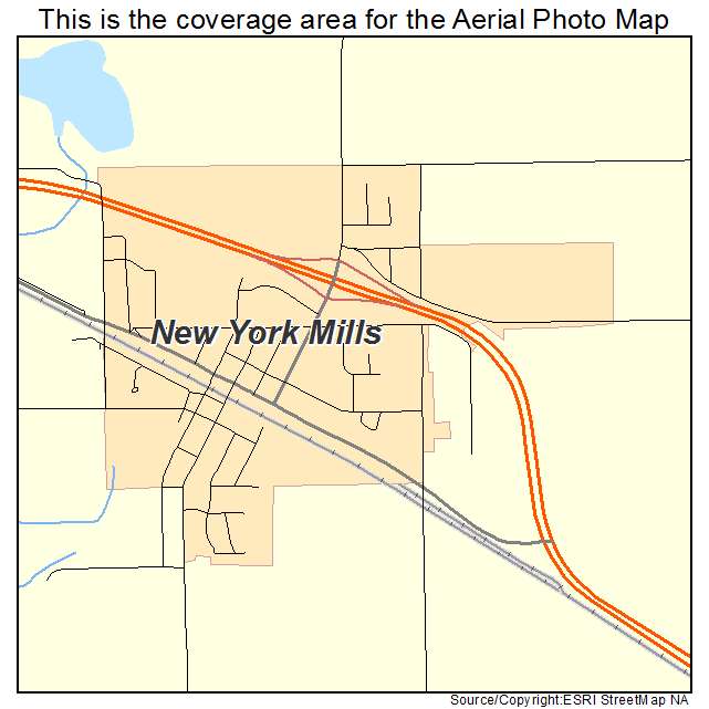 New York Mills, MN location map 