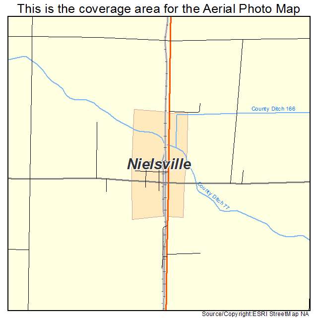 Nielsville, MN location map 