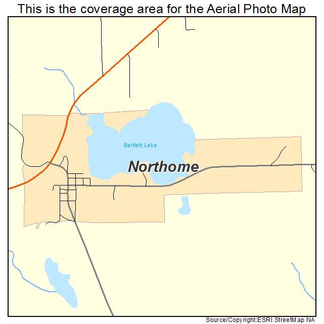 Northome, MN location map 
