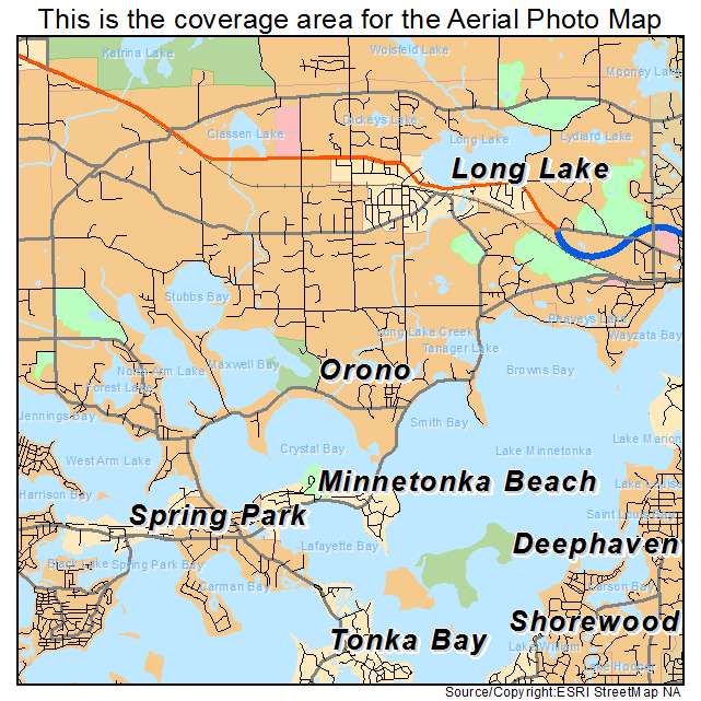 Orono, MN location map 